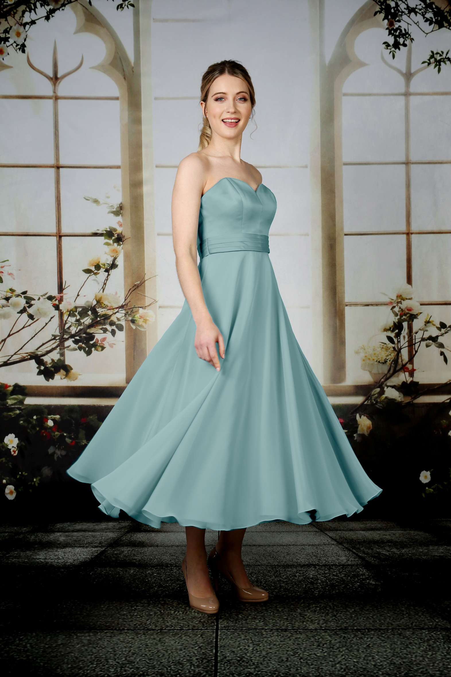 Evening dresses clearance tea length